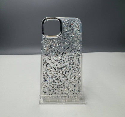 Чехол Fashion Case прозрачный блеск